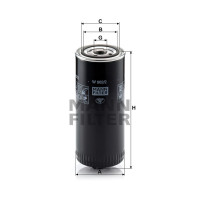 Фильтр масляный MANN-FILTER W 962/2